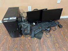 Lot of Desktop Computer, (2) Monitors, Keyboard, Mouse, etc.