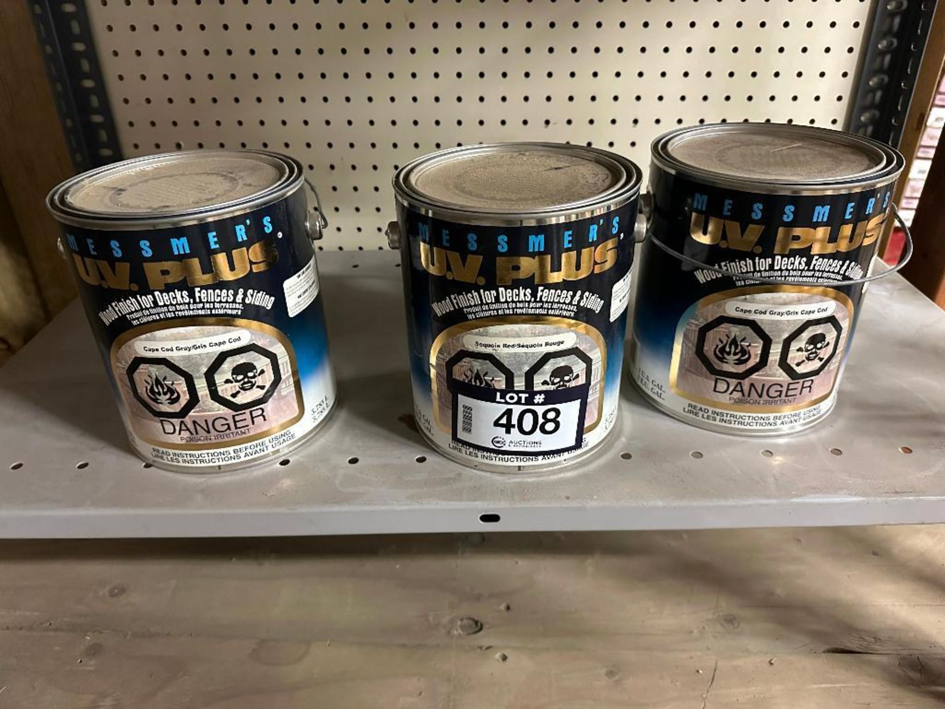 Lot of (3) UV Plus Wood Finish