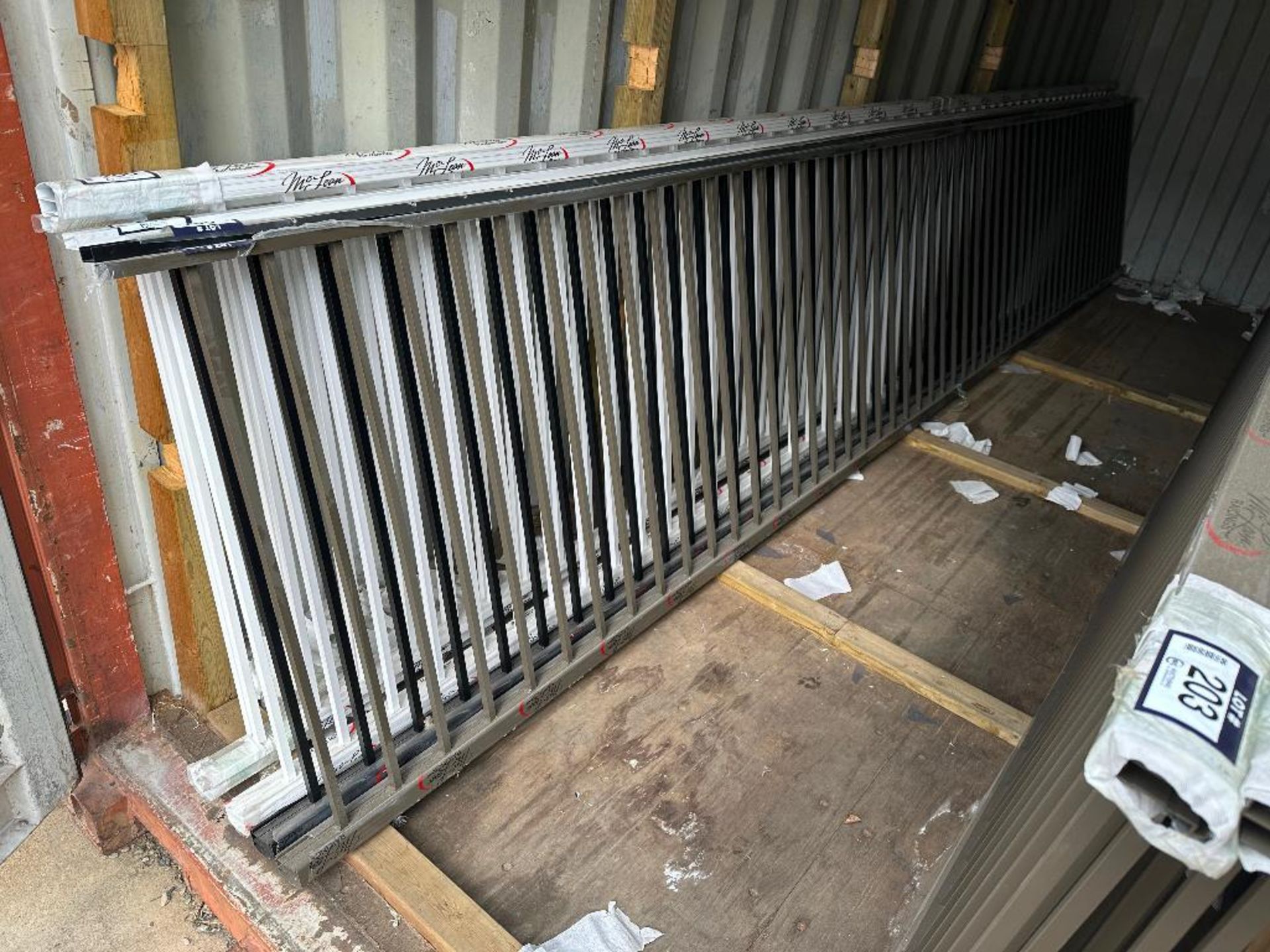 (1) Approx. 231" Grey Aluminum Railing - Image 3 of 3