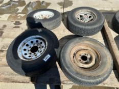 Lot of (4) Asst. Tires w/ Rims