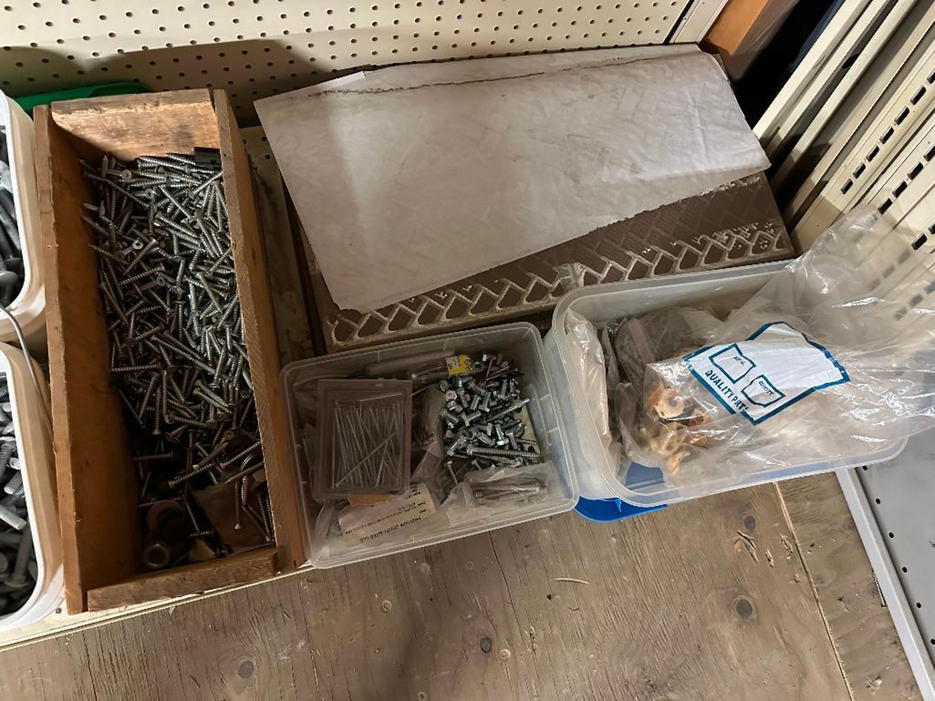 Lot of Asst. Fasteners including Screws, Nuts, Bolts, Nails, etc. - Image 5 of 5