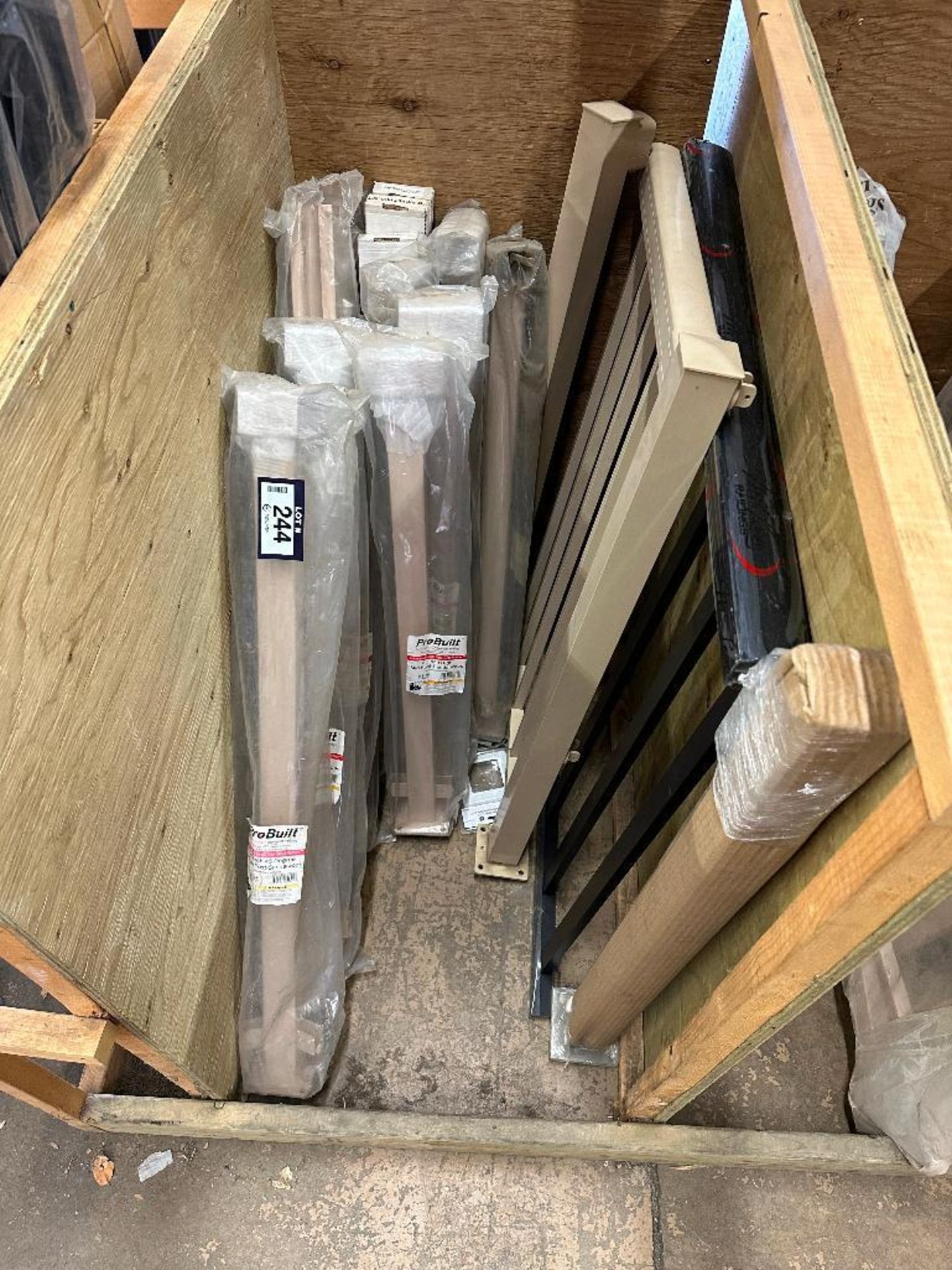 Lot of Asst. Aluminum Railing Posts and Parts - Image 2 of 4