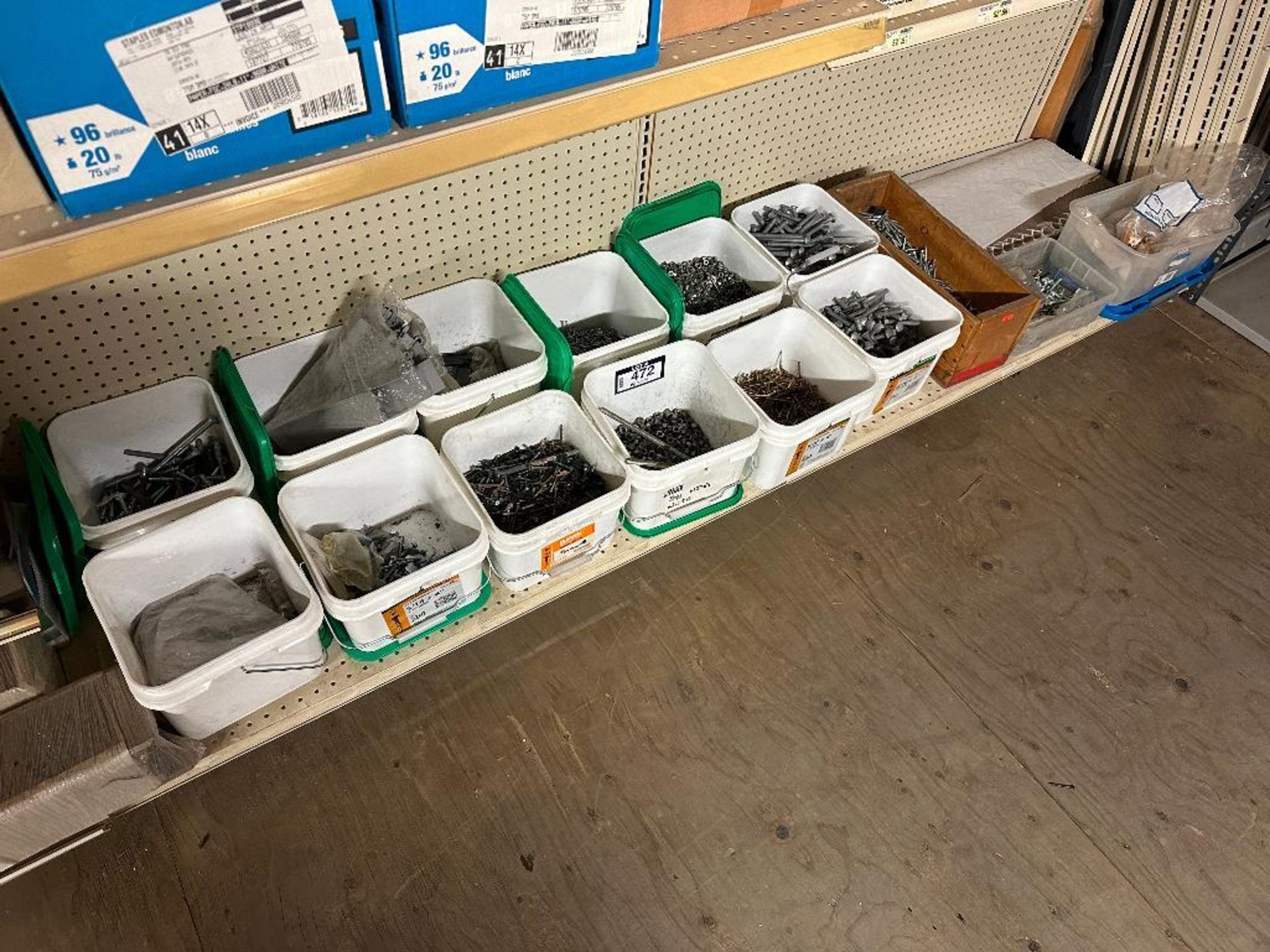 Lot of Asst. Fasteners including Screws, Nuts, Bolts, Nails, etc. - Image 2 of 5