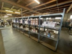 (7) SECTIONS OF ADJUSTABLE WAREHOUSE SHELVING