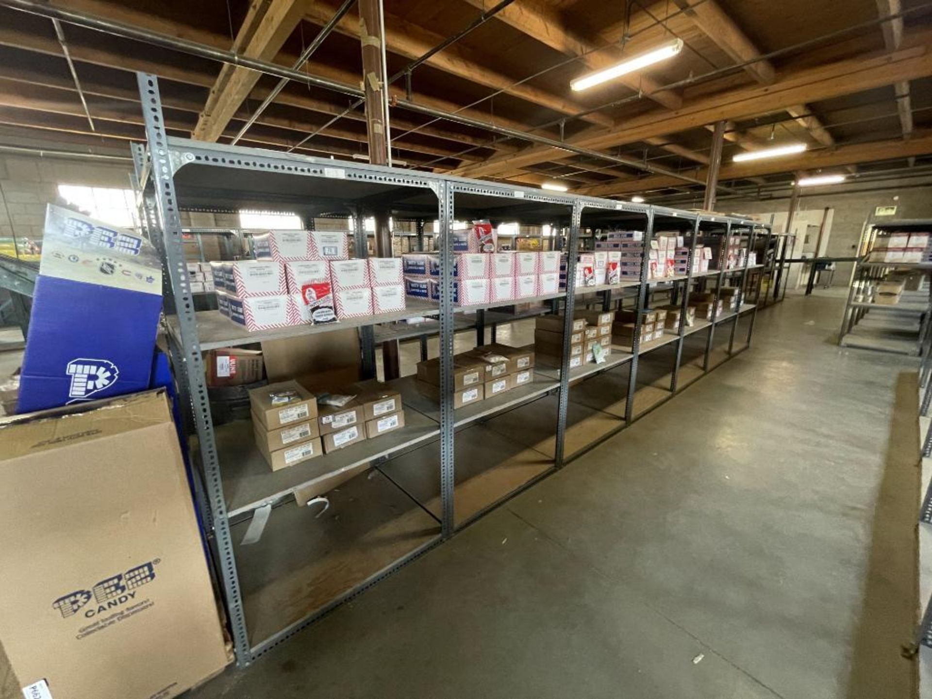 (7) SECTIONS OF ADJUSTABLE WAREHOUSE SHELVING - Image 2 of 2