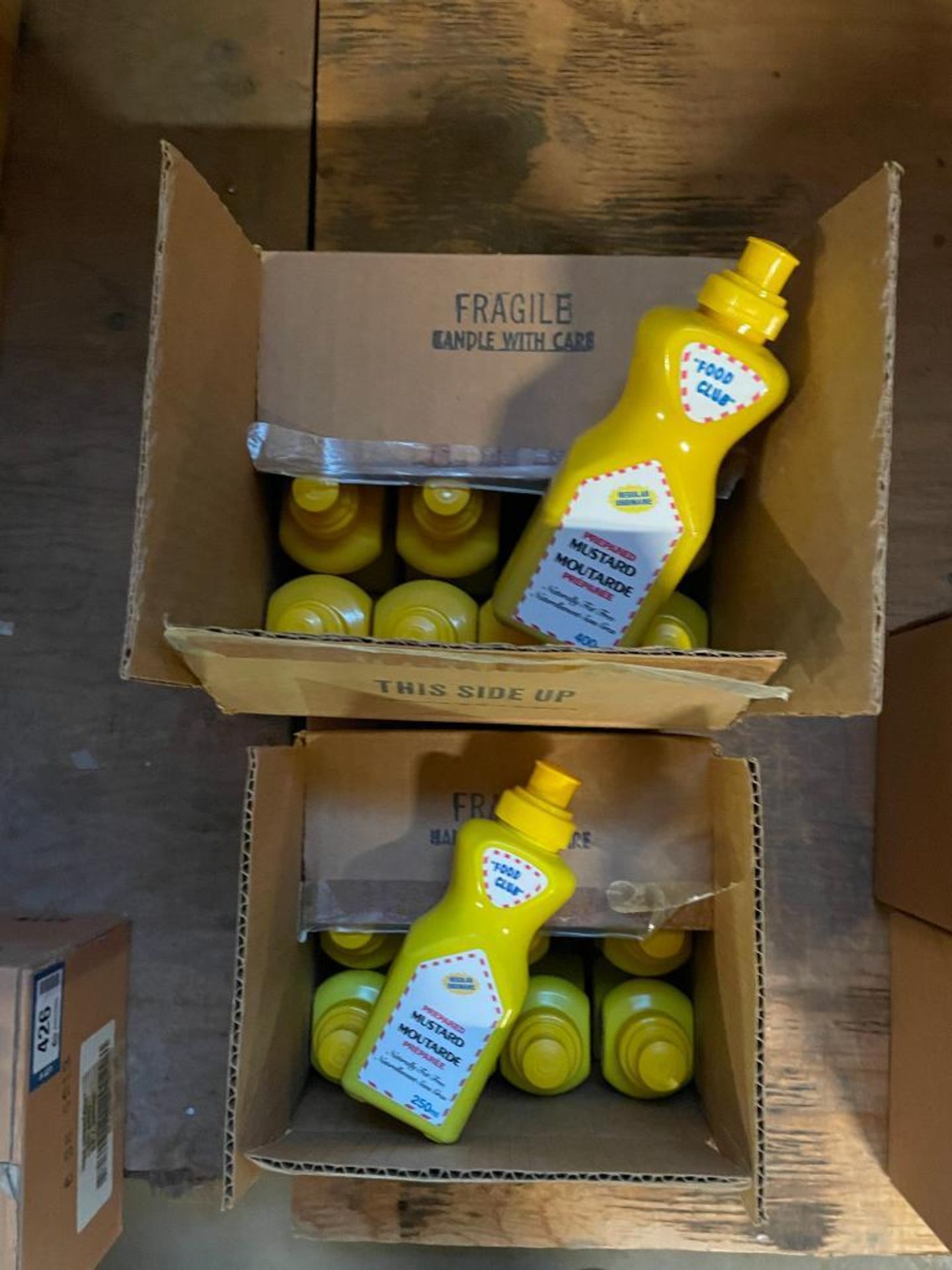 APPROX. (2) BOXES OF FOOD CLUB PREPARED MUSTARD - Image 2 of 2