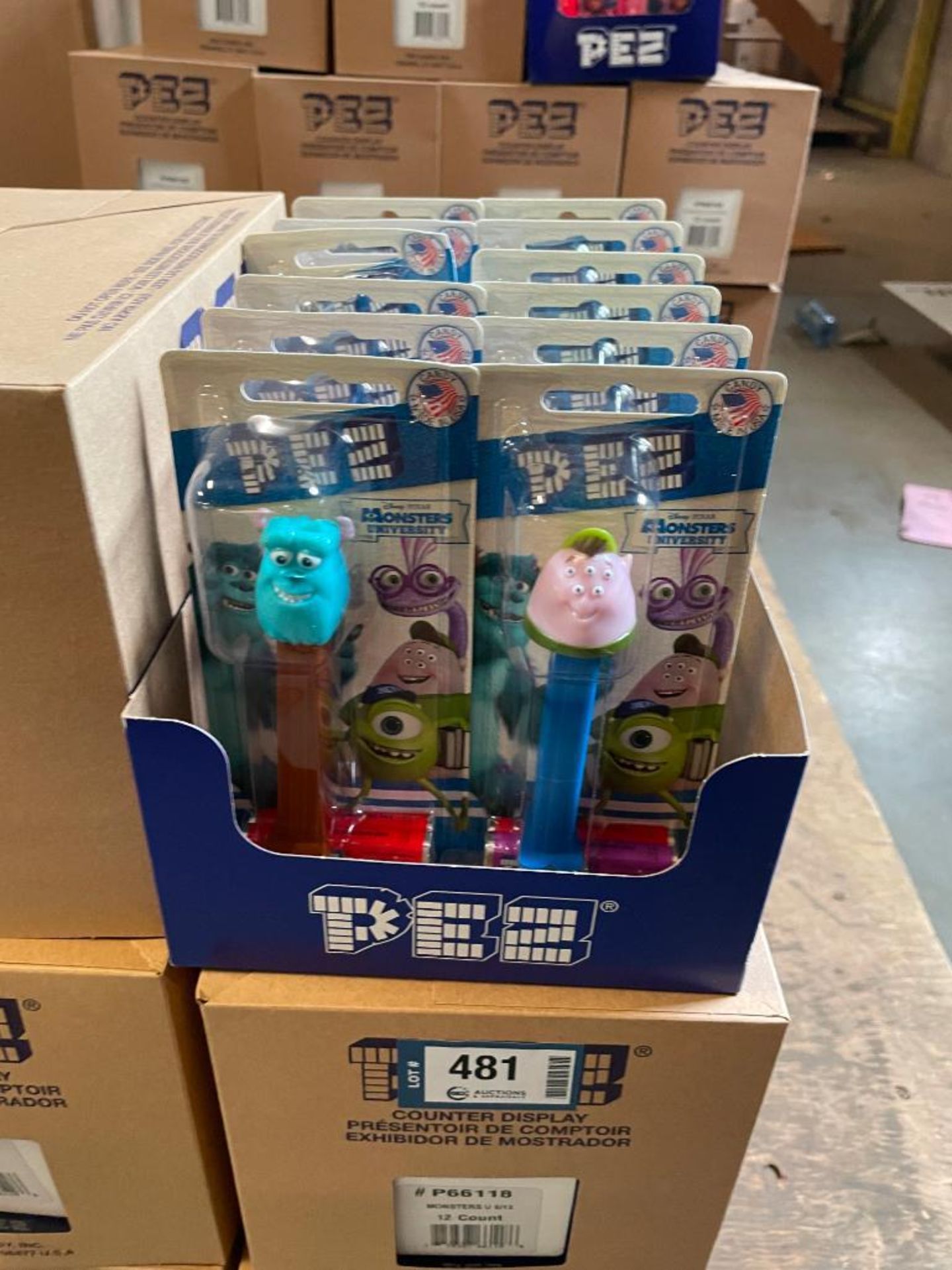 LOT OF APPROX. (9) BOXES OF MONSTERS U PEZ DISPENSERS - Image 2 of 2