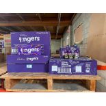 (2) BOXES OF CADBURY FINGERS & (5) BOXES OF CADBURY FREDDO