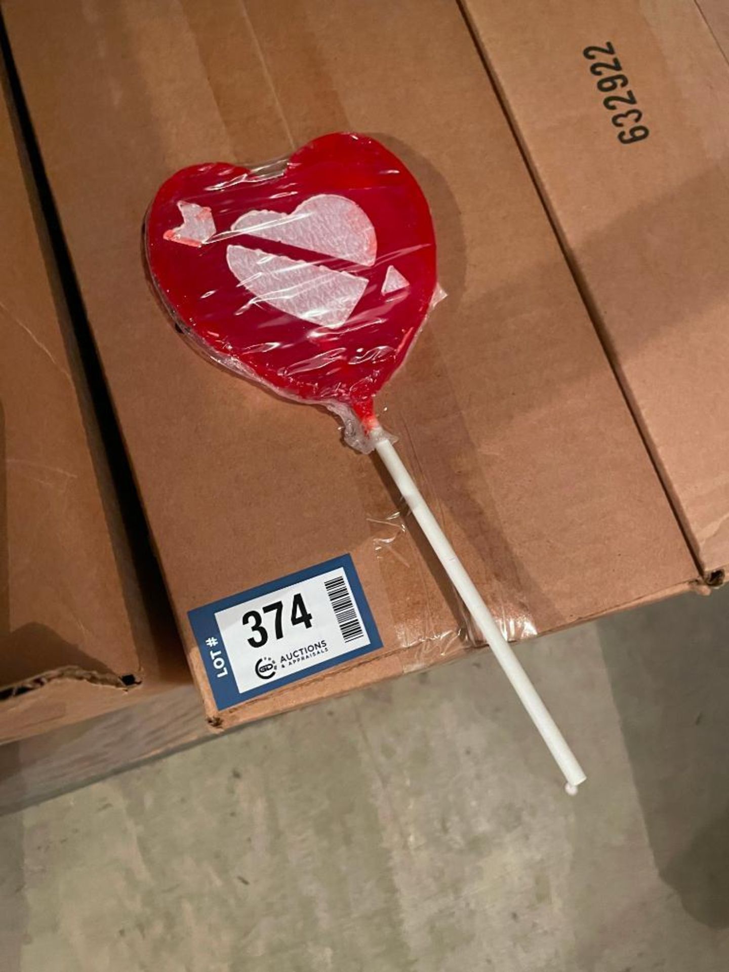 APPROX. (3) BOXES OF VALENTINE MOTTO GIANT LOLLIPOP​​​​​​​ - Image 2 of 3