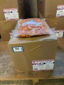 (1) BOX OF NUTTY CLUB BAR-B-Q PEANUTS, 10/1KG BAGS PER BOX