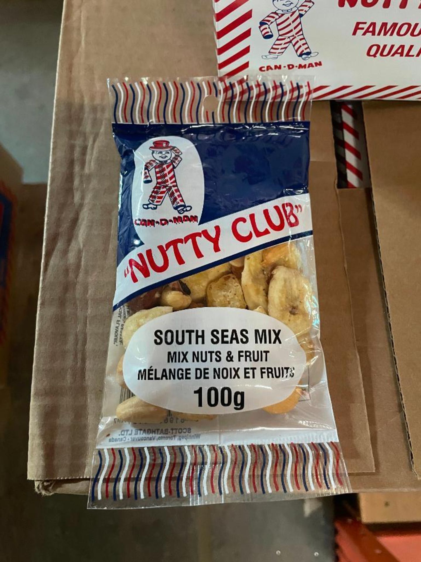(2) CASES OF NUTTY CLUB SOUTH SEAS MIX, 12/12/100G PER CASE - Image 3 of 3