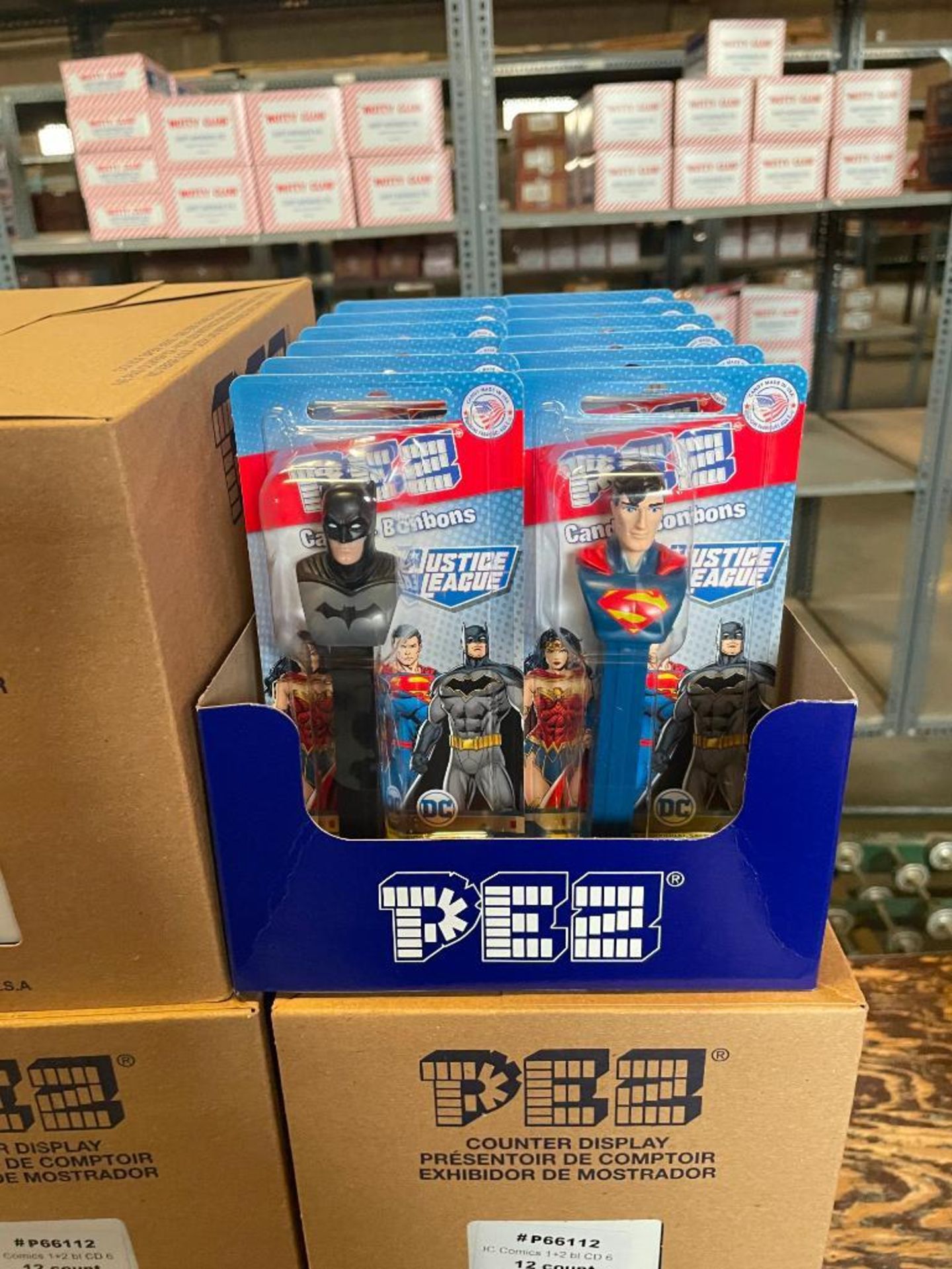 LOT OF APPROX. (6) BOXES OF DC COMICS PEZ DISPENSERS - Image 2 of 2
