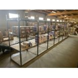 (7) SECTIONS OF ADJUSTABLE WAREHOUSE SHELVING
