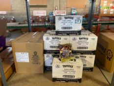(14) BOXES OF WALKER'S DOUBLE DIPPED CHOCOLATE TOFFEE, 12/135G BAG PER BOX