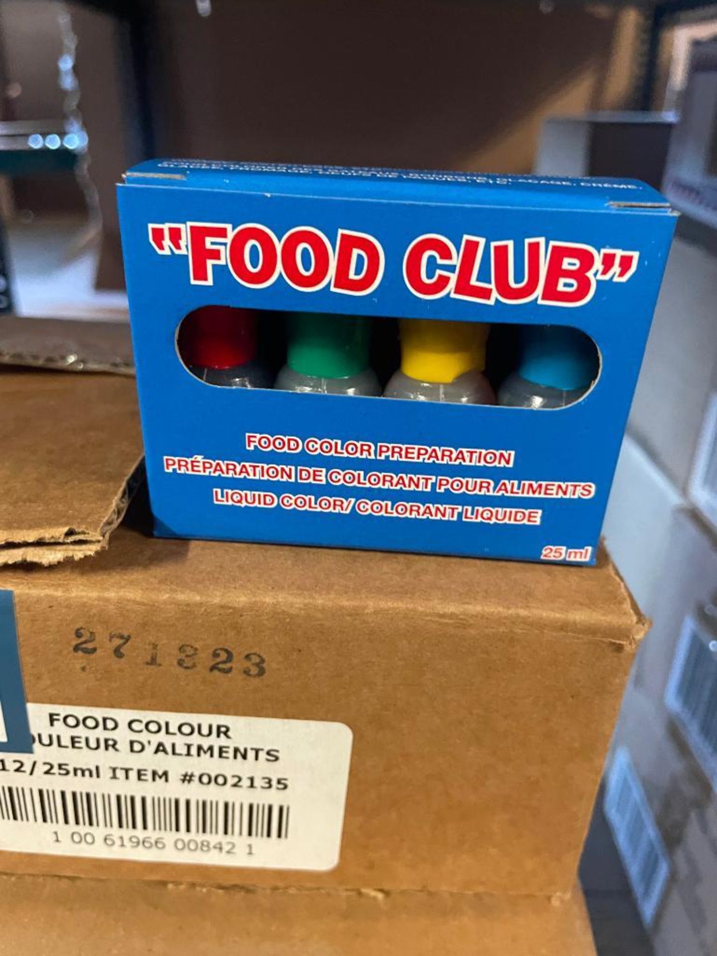 (13) BOXES OF FOOD CLUB FOOD COLOR PREPARATION, 12/25 ML PACKS PER BOX - Image 2 of 3