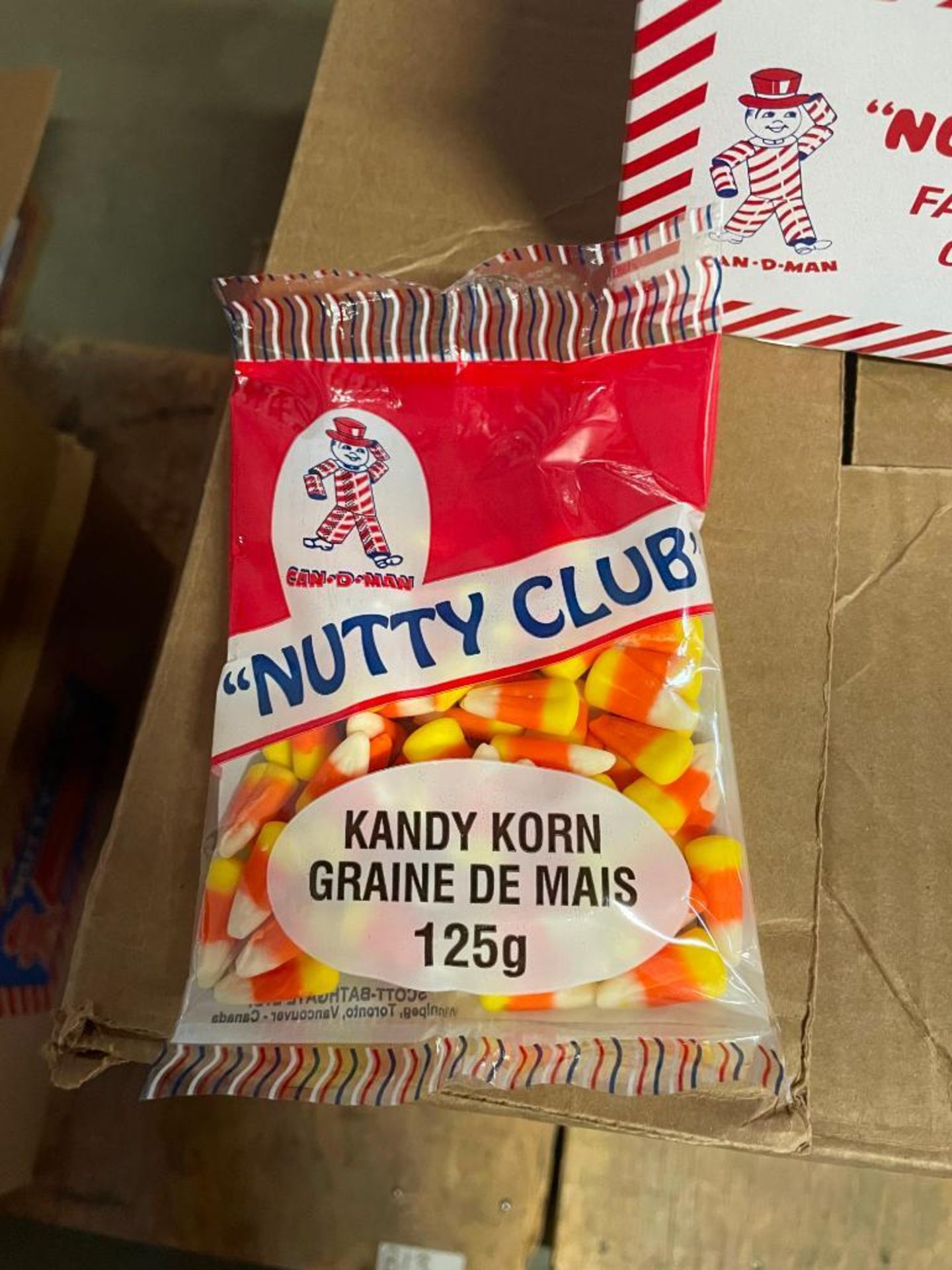 (3) CASES OF NUTTY CLUB KANDY KORN, 12/12/125G PER CASE - Image 3 of 3