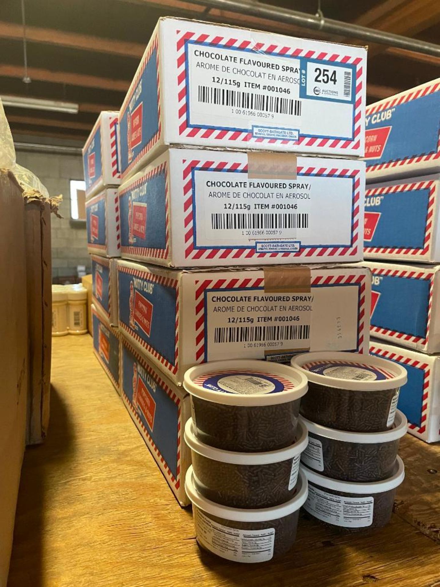 (8) BOXES OF NUTTY CLUB CHOCOLATE SPRINKLES, 12/115G TUBS PER BOX - Image 2 of 3