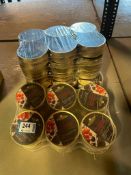 (30) TINS OF SIMPKINS TRAVEL SWEETS, ORANGE & LIME CHOCOLATE CENTRES & (12) TINS OF STRAWBERRY & RAS
