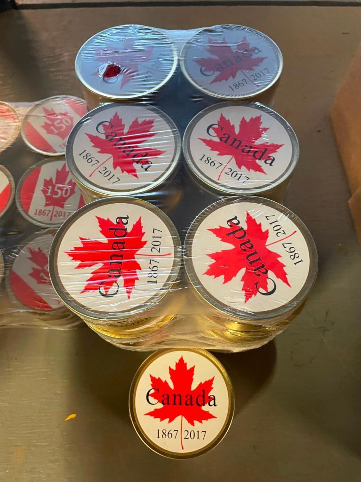 (42) TINS OF SIMPKINS TRAVEL SWEETS, CANADA 150 YEARS DROPS, 200G/TIN - Image 3 of 4