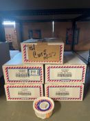 (5) BOXES OF NUTTY CLUB CUTE HEARTS, 12/80G TUBS PER BOX