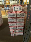 (25) BOXES OF FOOD CLUB CAKE DECORATIONS CARNIVAL TRIMETTES, 24/11G TUBES PER BOX