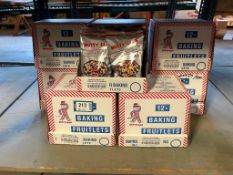(9) BOXES OF NUTTY CLUB CANDY CORALETTES, 12/150G BAGS PER BOX