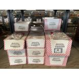 (18) BOXES OF NUTTY CLUB ENGLISH MINTS, (5) 12/150G PER BOX & (13) 12/50G PER BOX