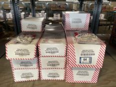 (18) BOXES OF NUTTY CLUB ENGLISH MINTS, (5) 12/150G PER BOX & (13) 12/50G PER BOX