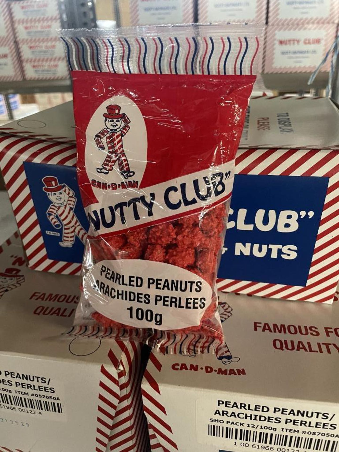 (10) BOXES OF NUTTY CLUB PEARLED PEANUTS, 12/100G PER BOX - Image 2 of 3
