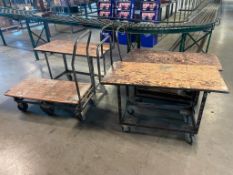 (4) ASSORTED WAREHOUSE CARTS