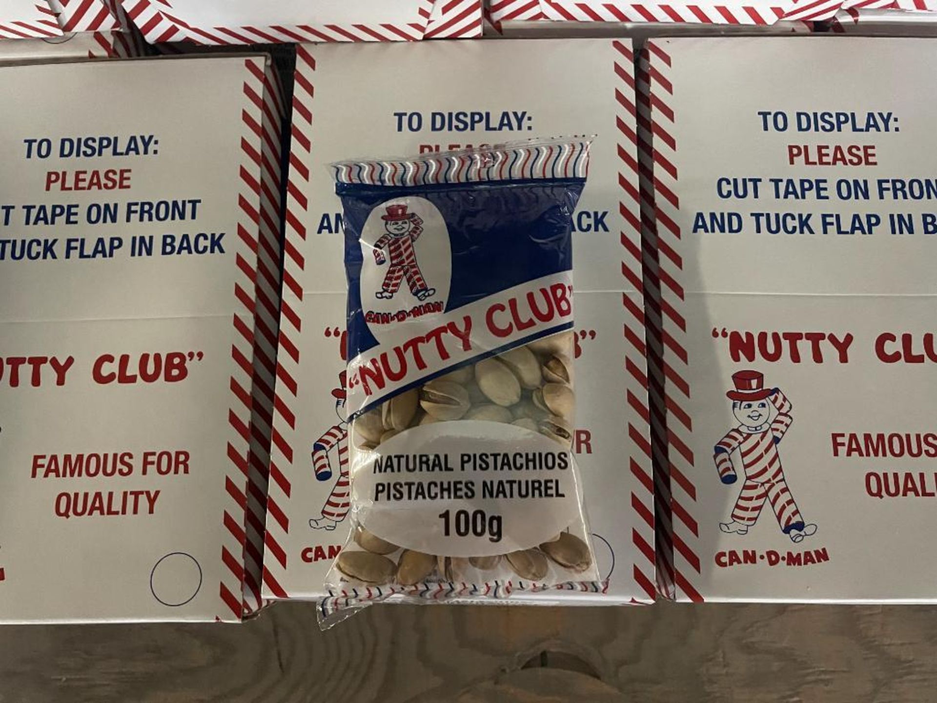 (11) BOXES OF NUTTY CLUB NATURAL PISTACHIOS, 12/100G PER BOX - Image 2 of 3