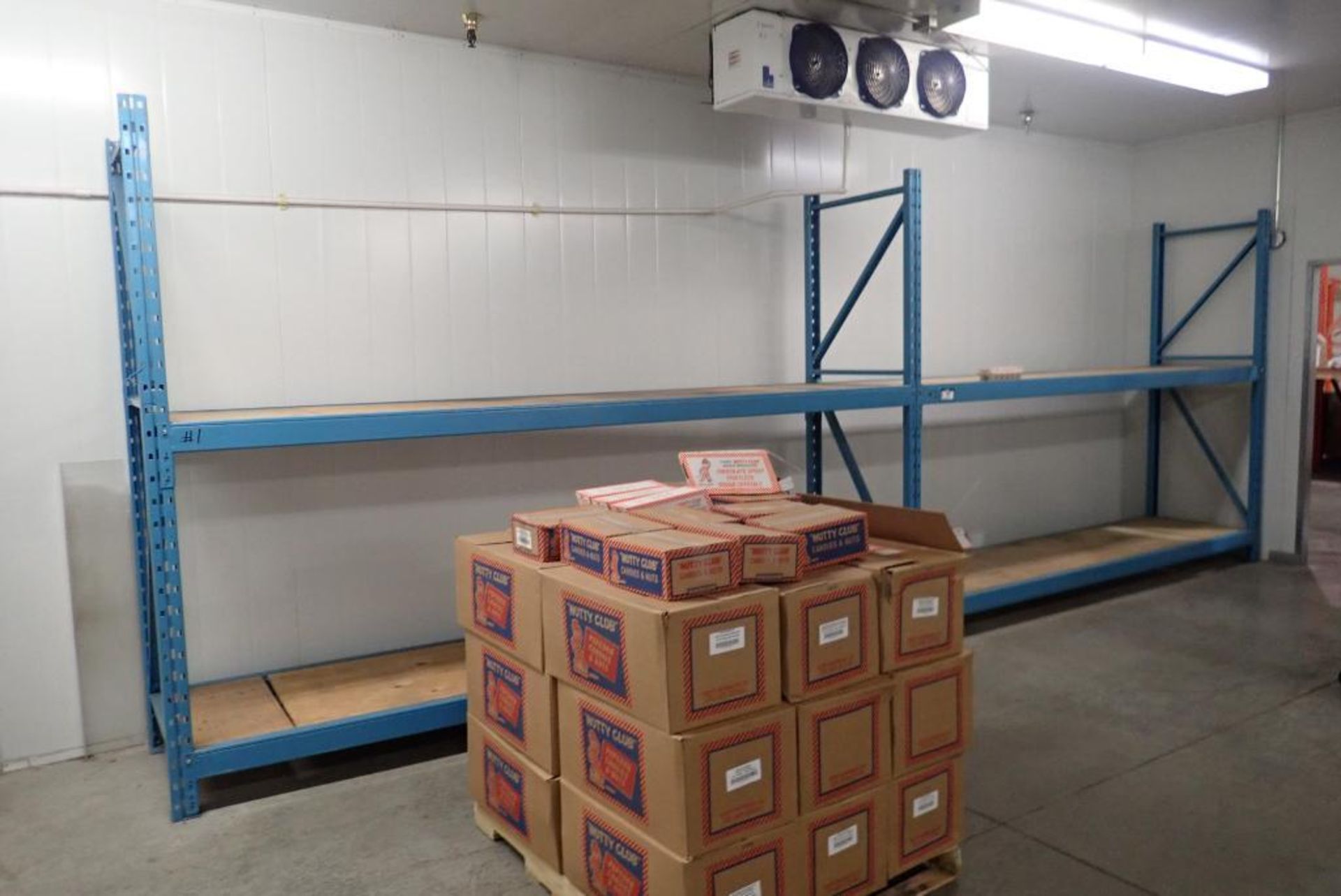 Lot of (3) Sections 11'x32"x8' Pallet Racking and (1) Section 150"x32"x4' Pallet Racking.