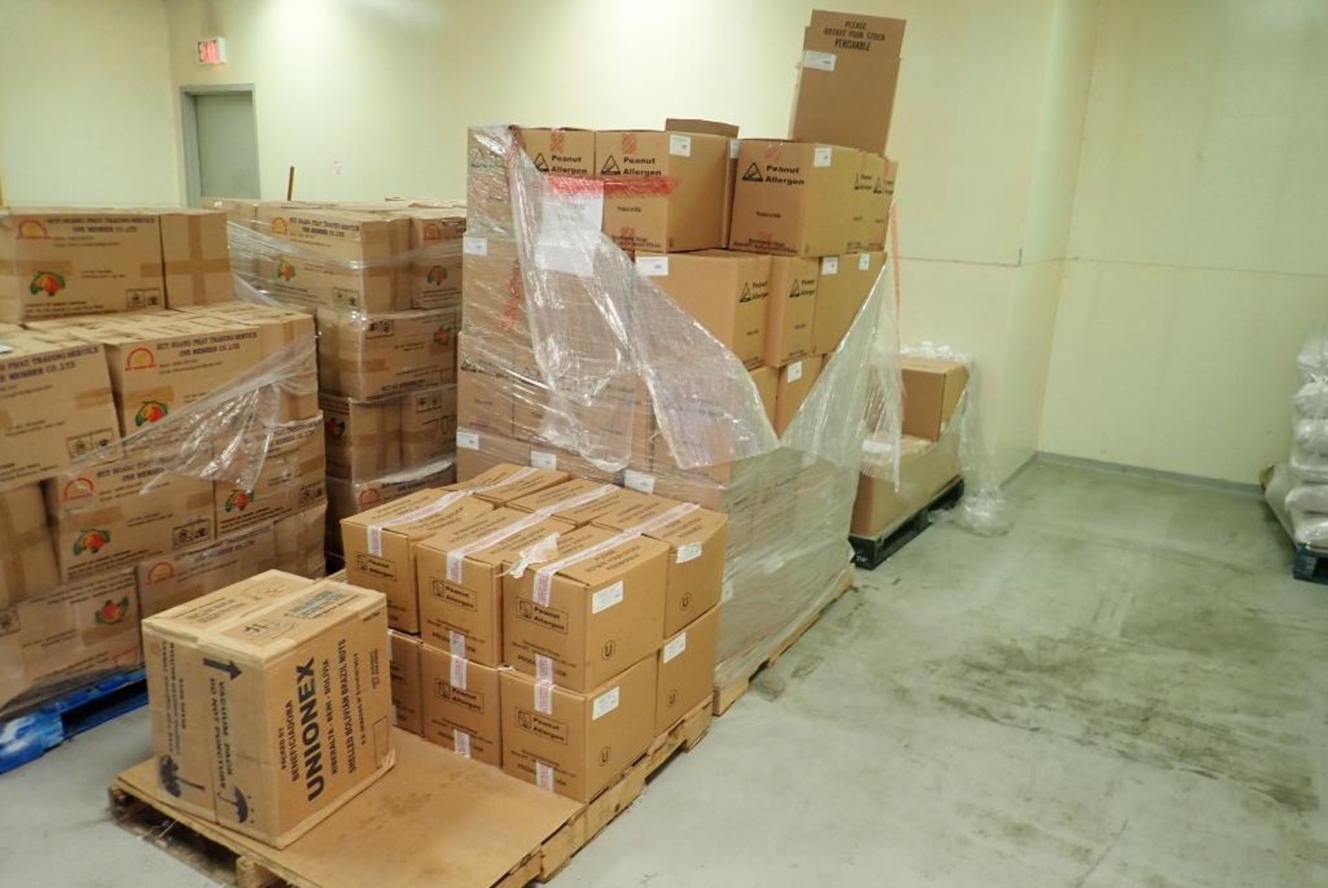 Lot of Approx. (84) Boxes Spanish Peanuts, (10) Boxes Hazelnuts, and (2) Boxes Brazil Nuts .