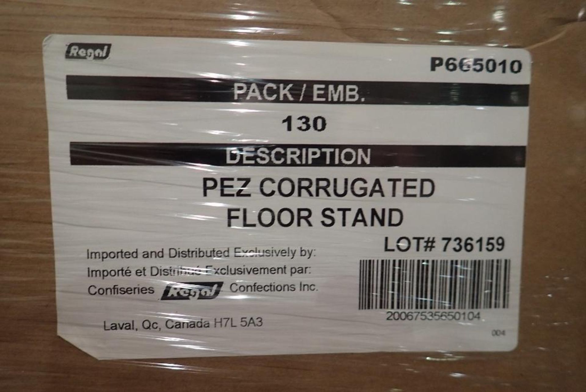 Lot of (4) PEZ Corrugated Floor Stands. - Image 2 of 2