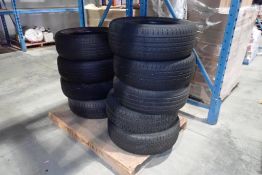 Lot of (9) 225/60R16 Tires.