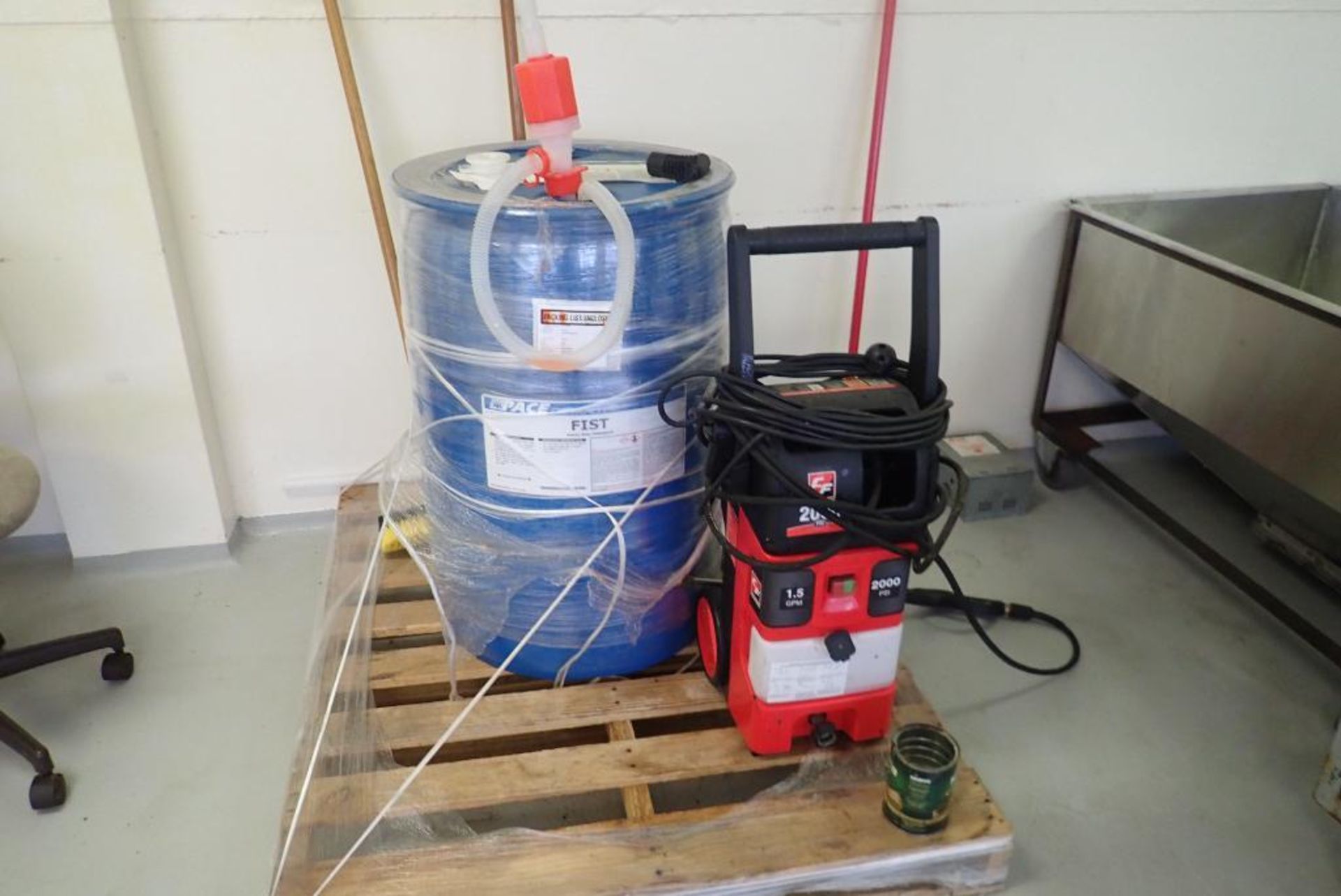 Lot of CleanForce Electric Pressure Washer and Fist Heavy Duty Detergent.