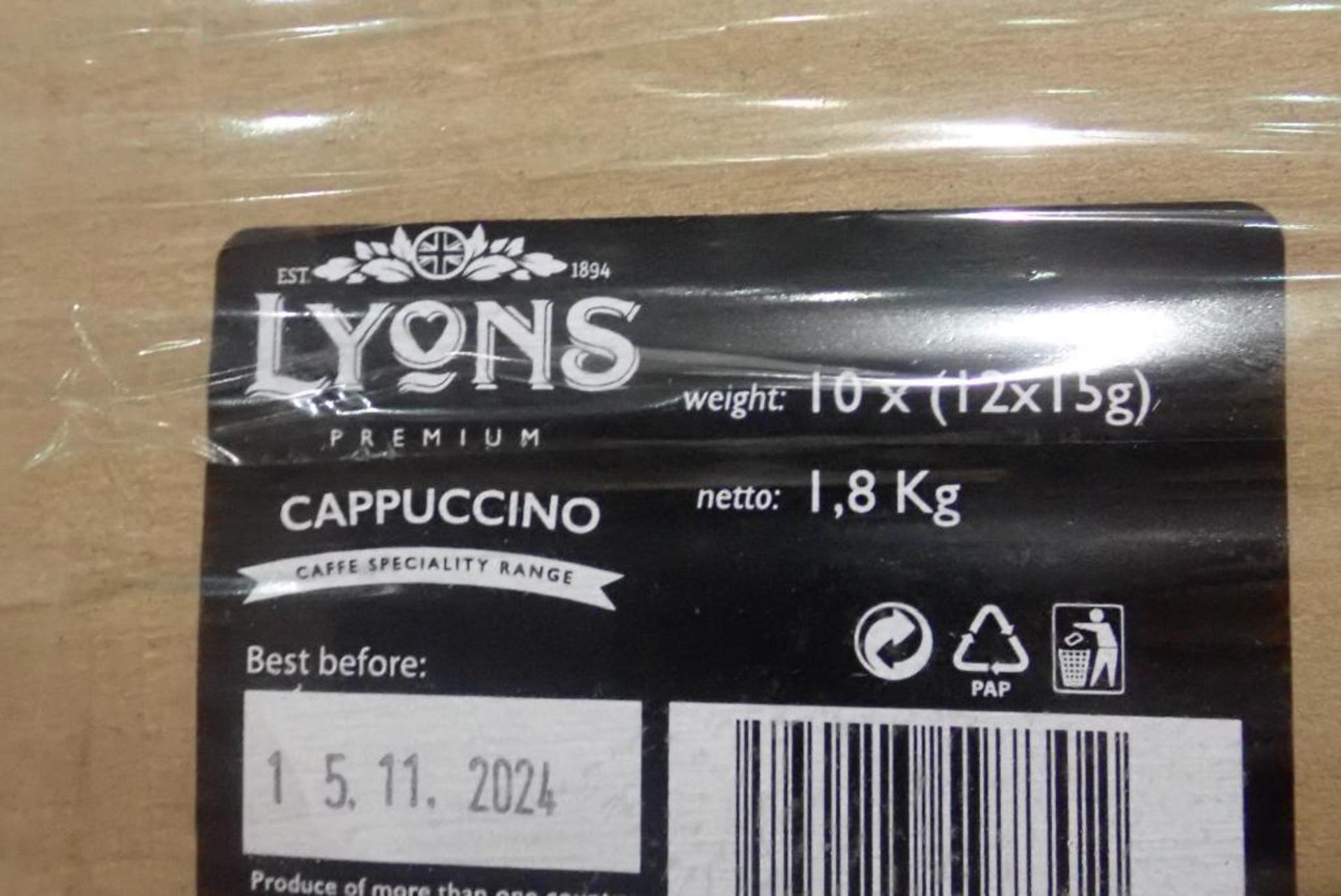 Lot of Approx. (180) Cases Lyons Instant Coffee. - Image 2 of 5
