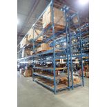 Lot of (10) Sections 12'x42"x18' Pallet Racking.