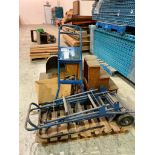 Lot of Mobile Stairs, Pipe Fittings, Electric Motor, etc.