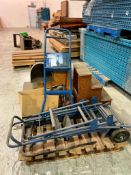 Lot of Mobile Stairs, Pipe Fittings, Electric Motor, etc.