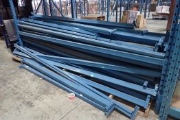 Lot of Approx. (60) 12' and (6) 8' Pallet Racking Beams.