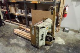 Lot of Electric Pallet Jack and Lectro-Lift Standup Forklift- NOTE: NOT RUNNING.