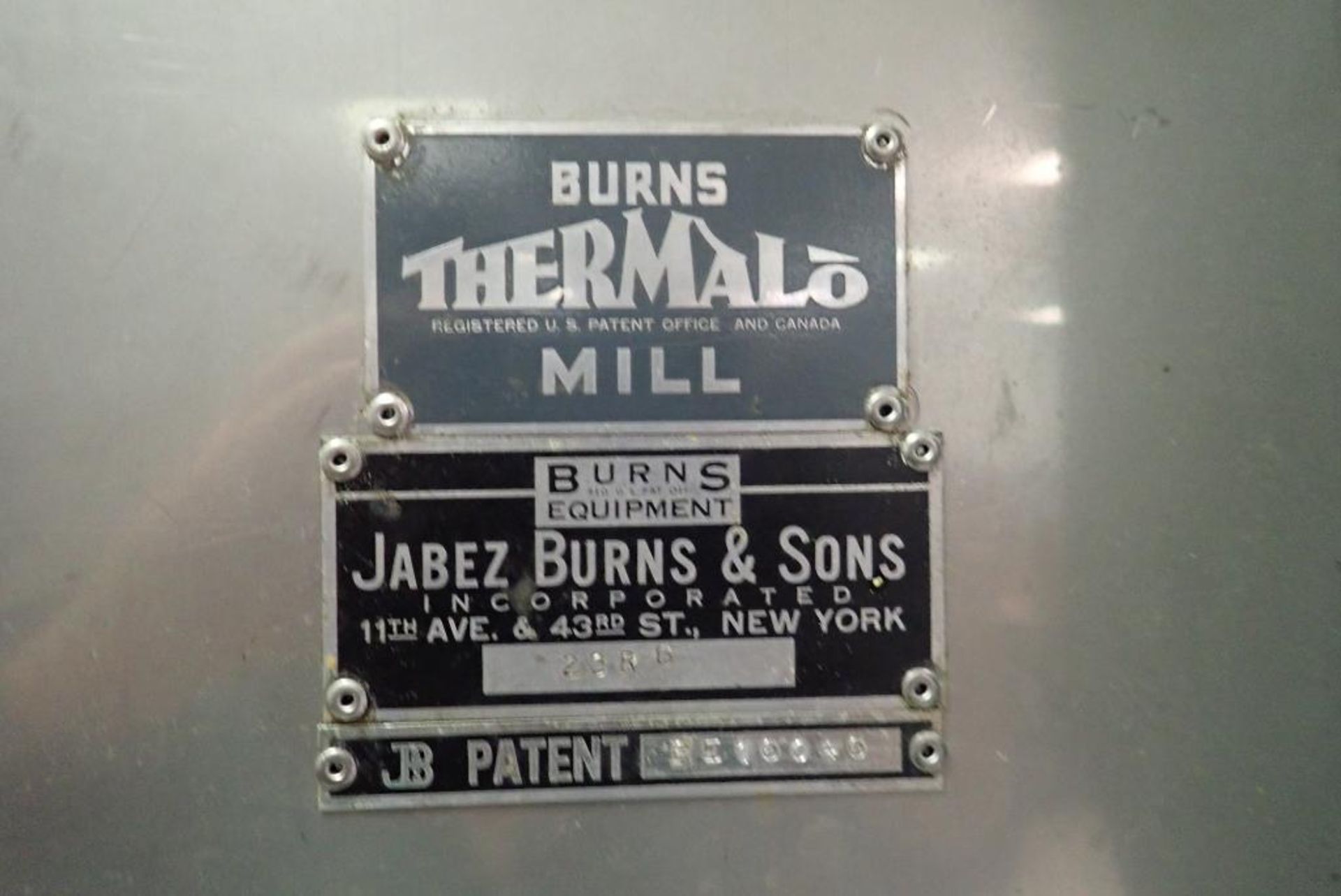 Jabez Burns 23R6 Thermalo Mill w/ Table and Stools. - Image 2 of 2