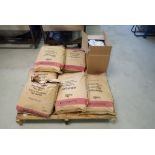 Lot of (7) Bags Cargil Flour Salt and (1) Case Natural Shelled Hazelnuts.