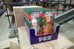 Lot of (33) Boxes Christmas PEZ Dispensers.