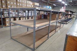 Lot of (6) Sections 5'x4' Racking and (2) Sections 2'x4' Racking.