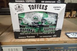 Lot of (3) Cases Walkers Mint Toffee.