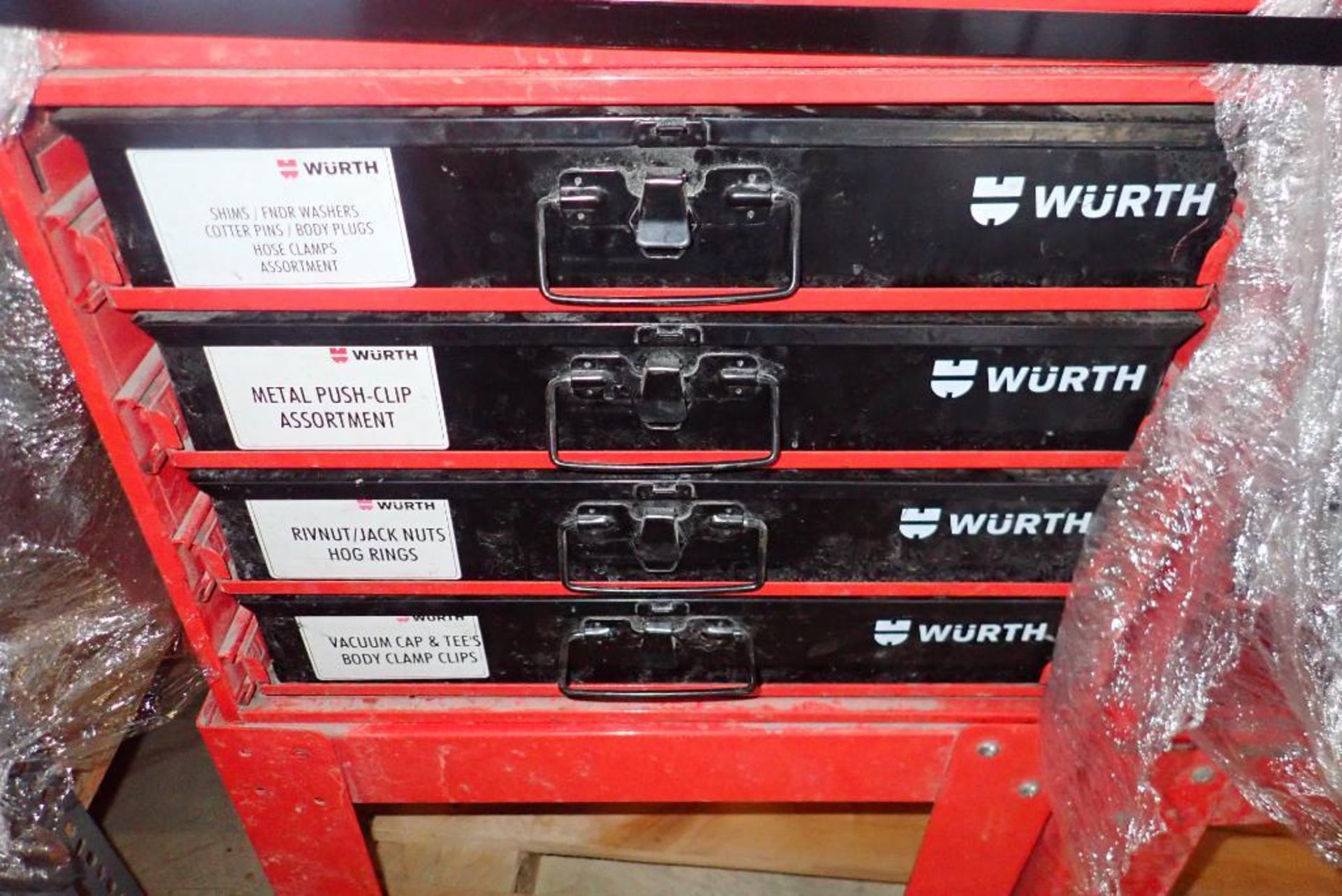 Wurth Parts System w/ 11-Drawers and Contents. - Image 4 of 14