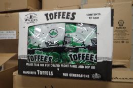 Lot of (11) Cases Walkers Mint Toffee.