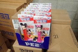 Lot of Approx. (21) Boxes Mickey Mouse PEZ Dispensers.